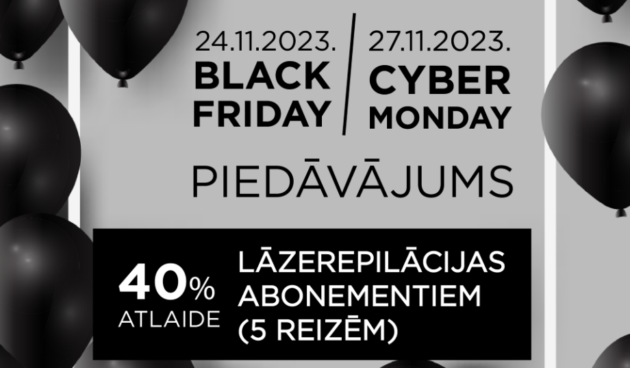 Black Friday / Cyber Monday – 24.11.un 27.11.